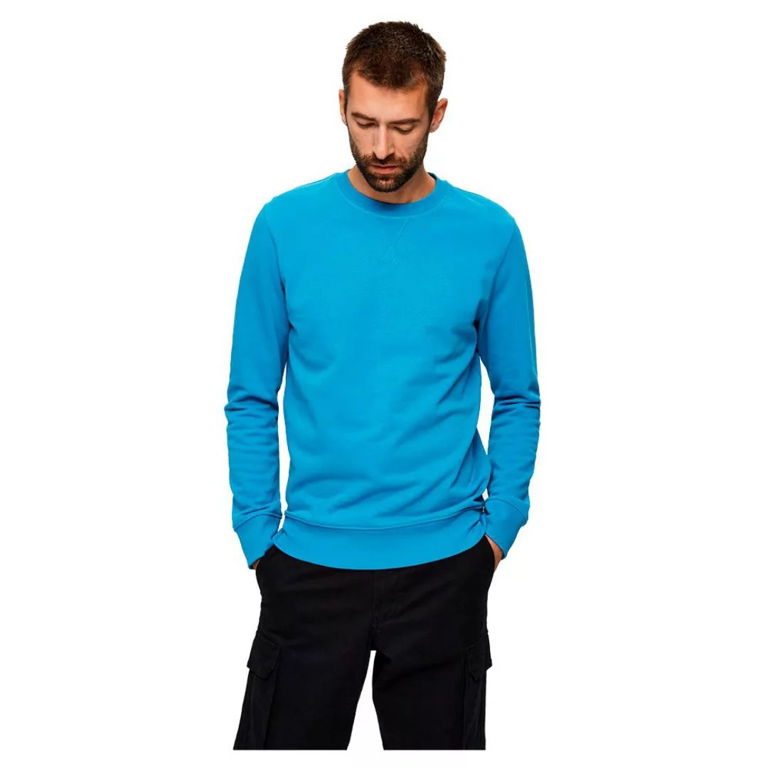 Selected Jason 340 Sweatshirt Mit Rundhalsausschnitt S Bluejay günstig online kaufen