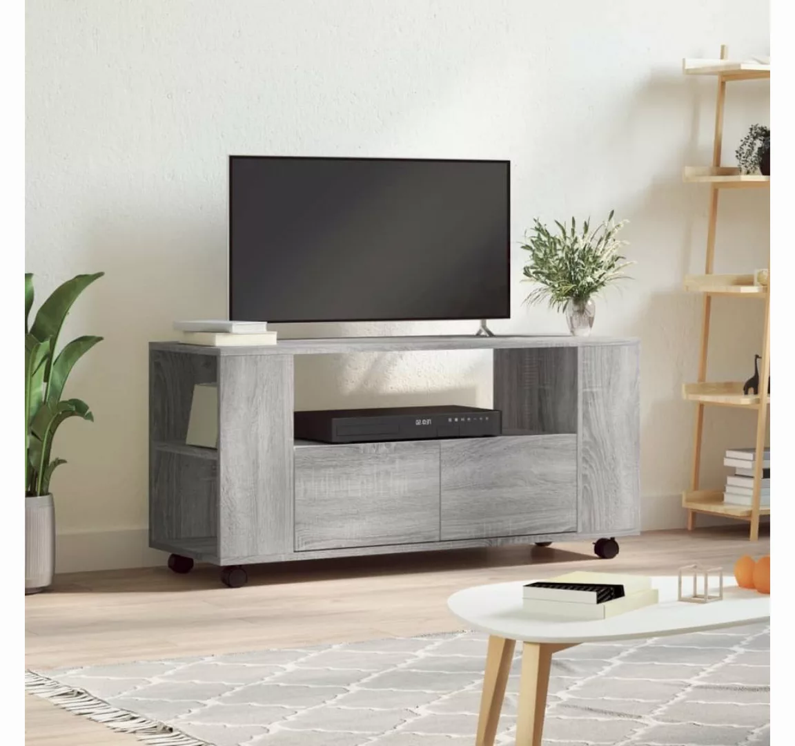 furnicato TV-Schrank Grau Sonoma 102x34,5x43 cm Holzwerkstoff günstig online kaufen