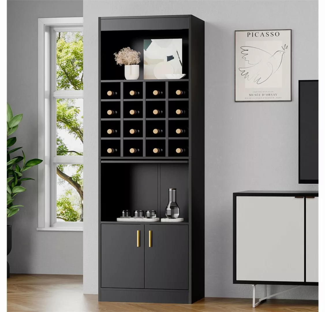 Sweiko Vitrine Esszimmer Highboard,Wohnzimmerregal,Eckschrank, (Sideboard,1 günstig online kaufen