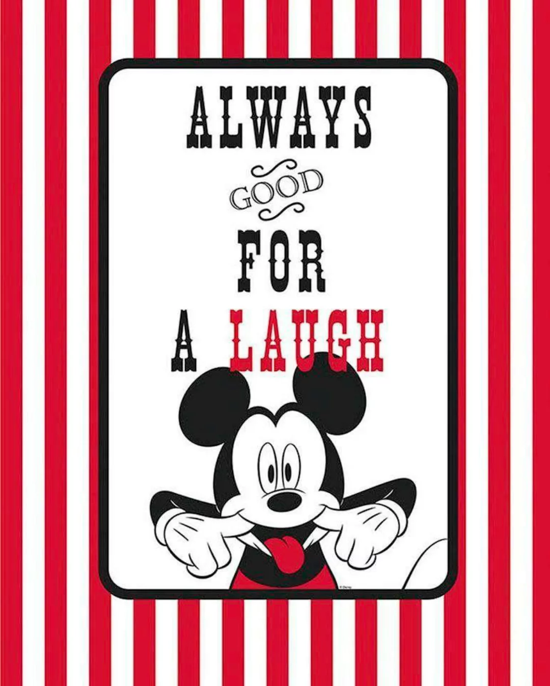 Komar Poster »Mickey Mouse Laugh«, Disney, (1 St.) günstig online kaufen