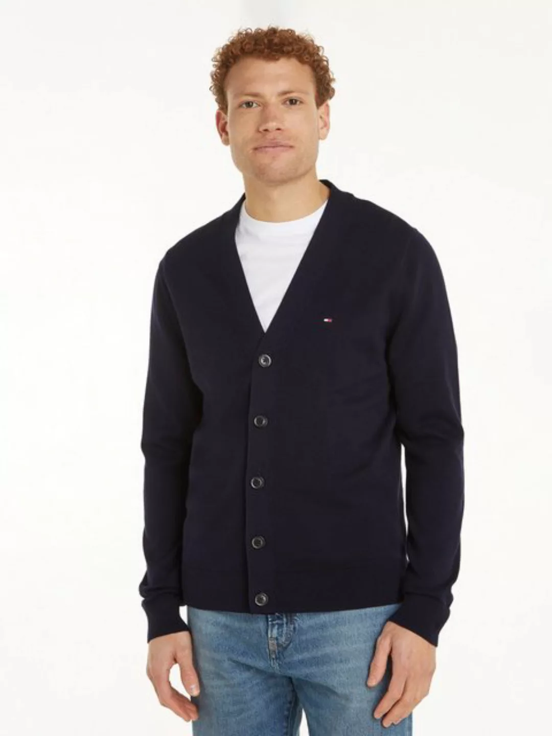 Tommy Hilfiger Strickjacke ESSENTIAL COTTON CARDIGAN günstig online kaufen