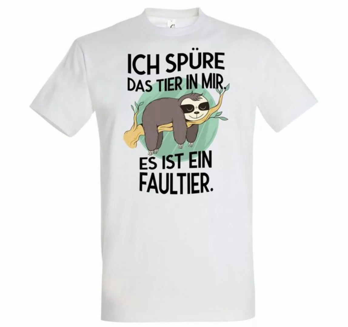 Youth Designz T-Shirt Das Tier in mir Faultier Herren T-Shirt mit lustigem günstig online kaufen