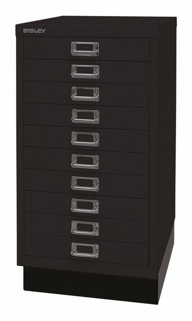 Bisley Aktenschrank MultiDrawer Schubladenschrank in Schwarz - Maße: H 67 x günstig online kaufen