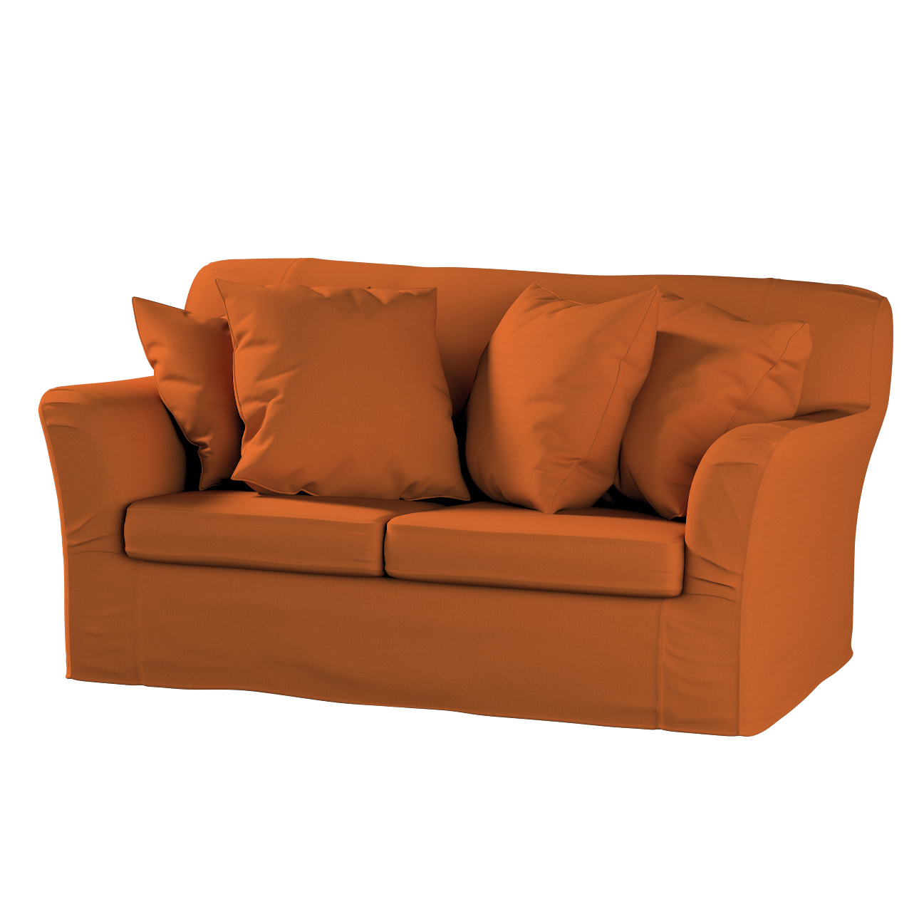 Bezug für Tomelilla 2-Sitzer Sofa nicht ausklappbar, Karamell, Sofahusse, T günstig online kaufen