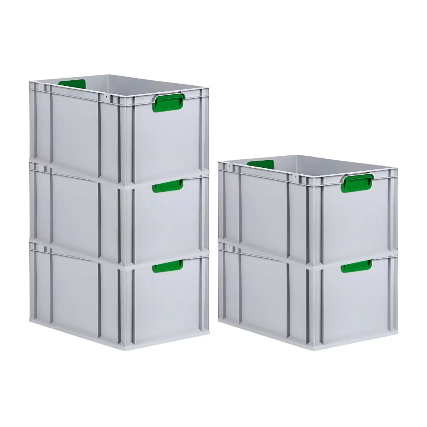 PROREGAL Spar Set 5x Eurobox Nextgen Color HxBxT 32 x 40 x 60 cm 65 Liter G günstig online kaufen