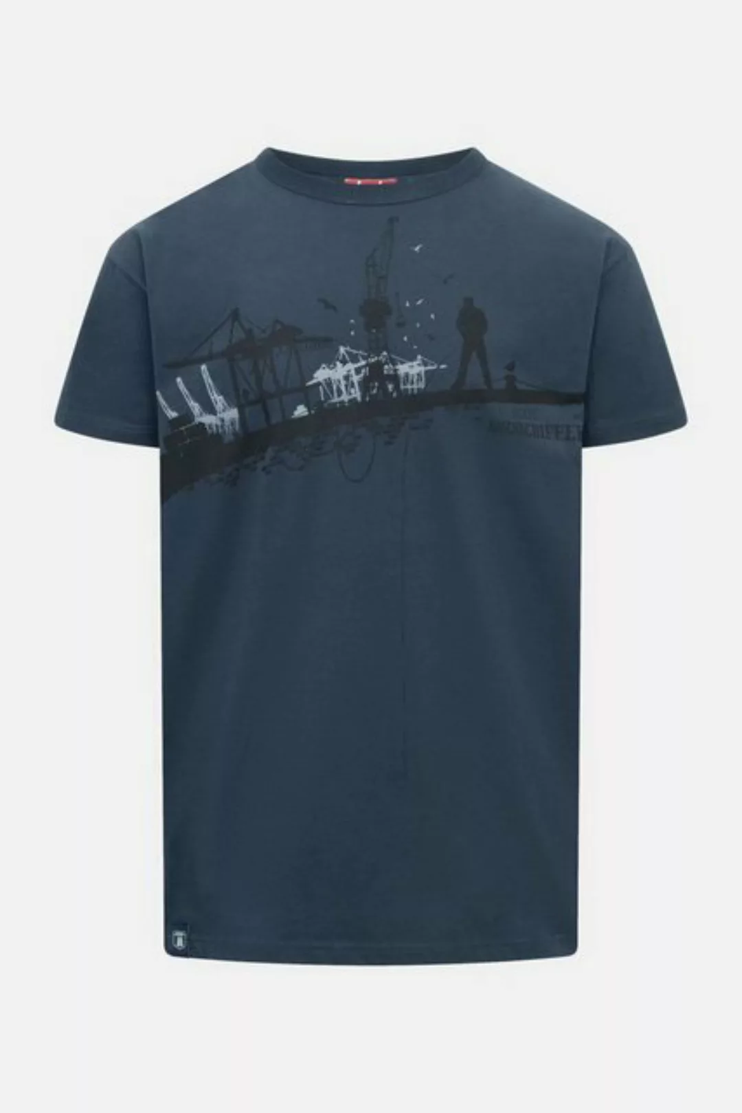 Derbe Print-Shirt Hafenschicffer Herren T-Shirt (1-tlg) günstig online kaufen