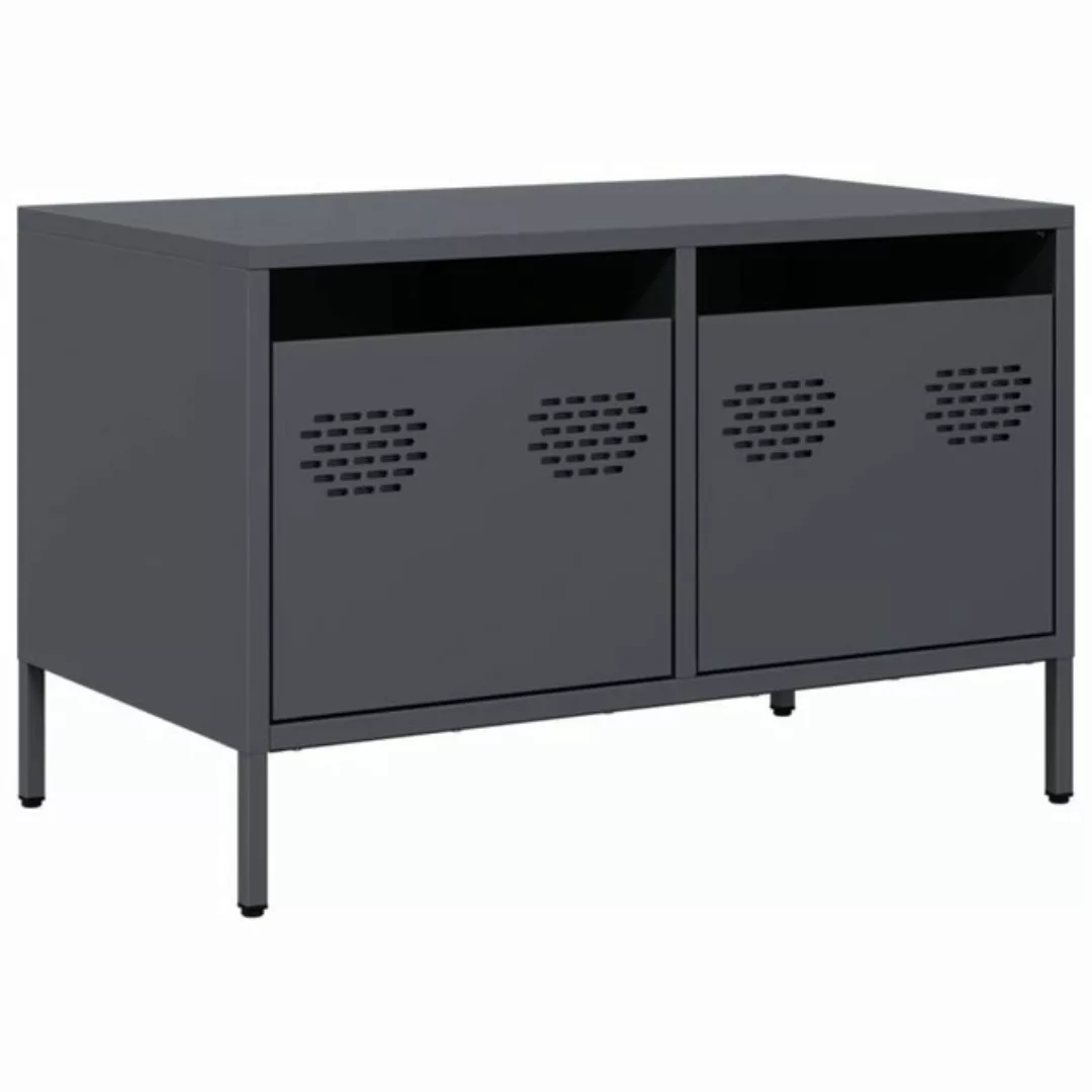 vidaXL TV-Schrank TV-Schrank Anthrazit 68x39x43,5 cm Kaltgewalzter Stahl (1 günstig online kaufen