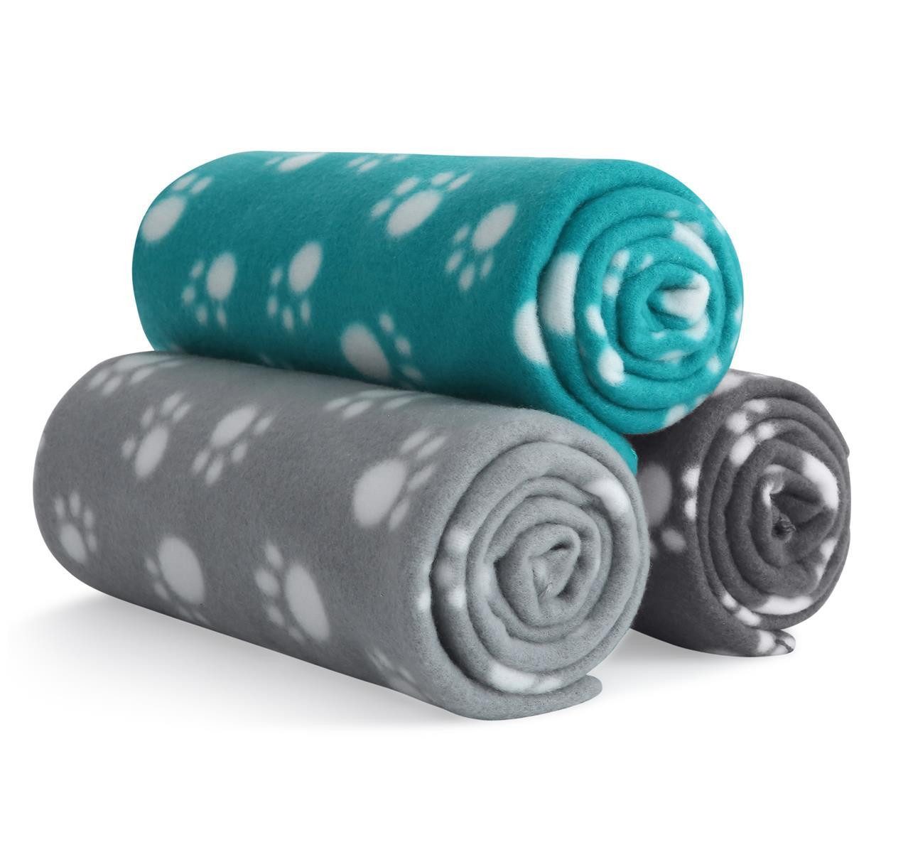 Wohndecke eco-line Tierdecken 3er Set Fleece günstig online kaufen