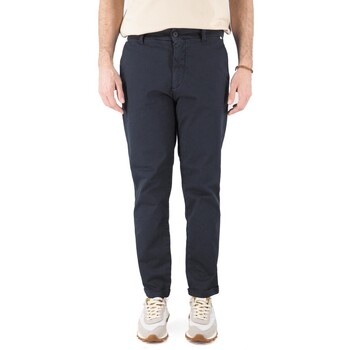 Devid Label  Hosen Chino Caprihose Marineblau günstig online kaufen