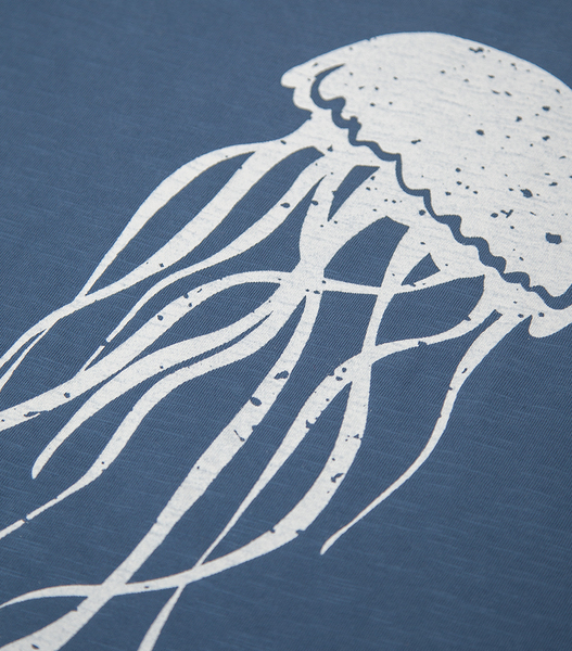 Qualle Jellyfish - Männer T-shirt - Fair Gehandelt Aus Baumwolle Bio - Slub günstig online kaufen