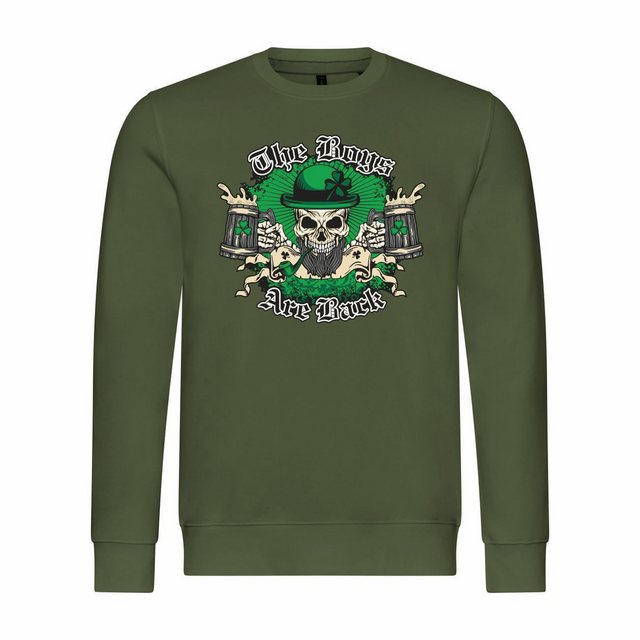 deinshirt Rundhalspullover Herren Sweatshirt The Boys are back Mit Print Mo günstig online kaufen