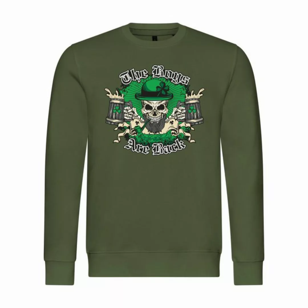 deinshirt Rundhalspullover Herren Sweatshirt The Boys are back Mit Print Mo günstig online kaufen