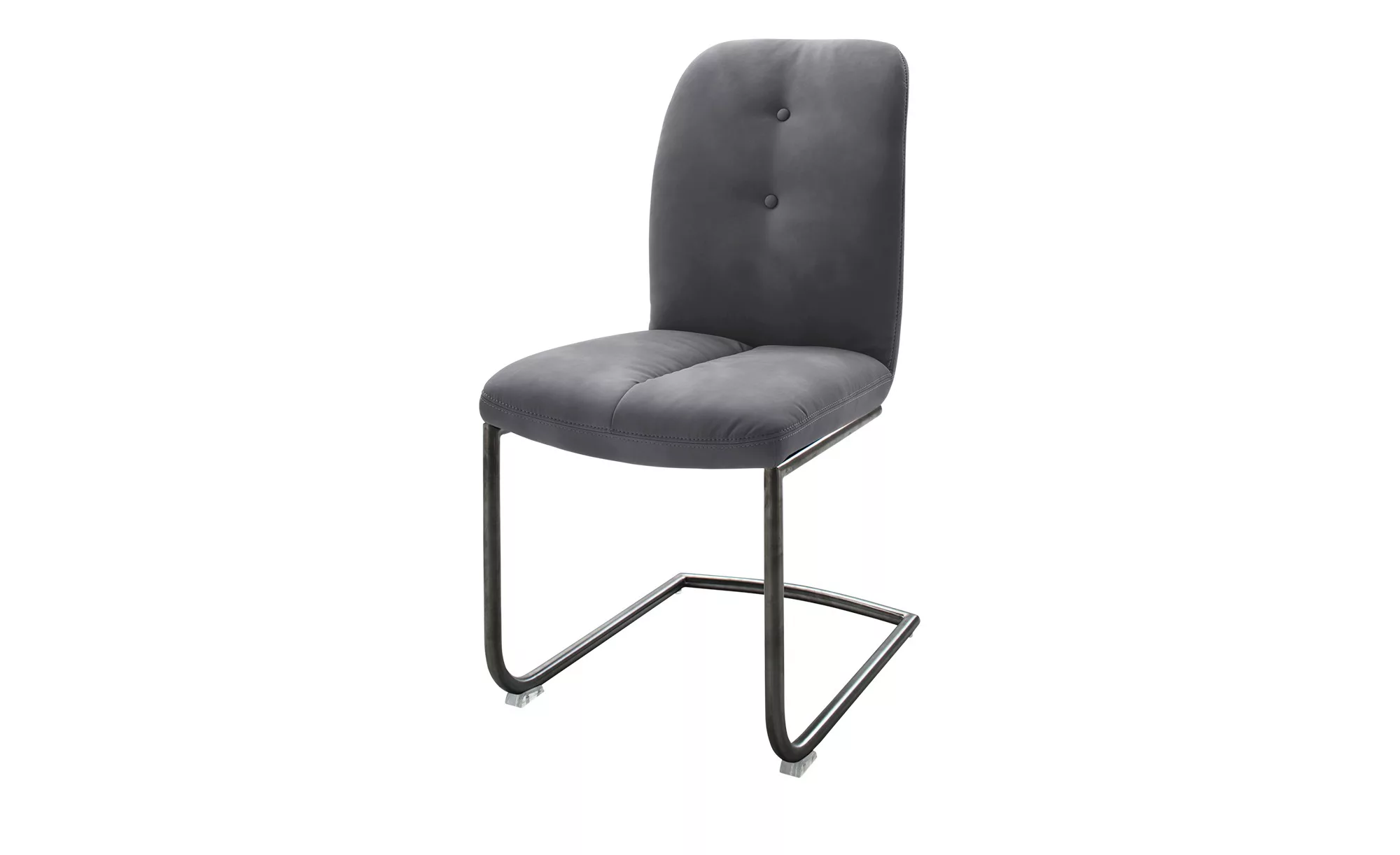 Stuhl - grau - 46 cm - 102 cm - 58 cm - Stühle > Esszimmerstühle - Möbel Kr günstig online kaufen