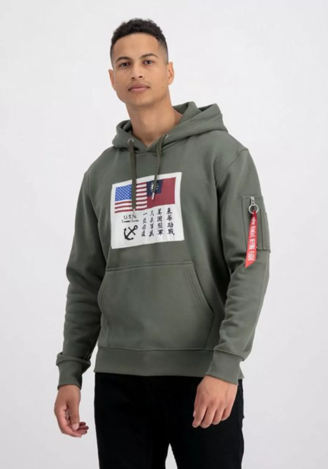 Alpha Industries Hoodie Alpha Industries Men - Hoodies USN Blood Chit Hoodi günstig online kaufen