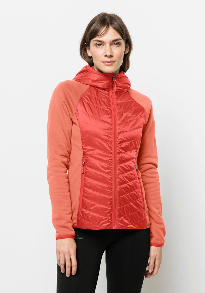 Jack Wolfskin Hybridjacke "ROUTEBURN PRO HYBRID W", mit Kapuze günstig online kaufen