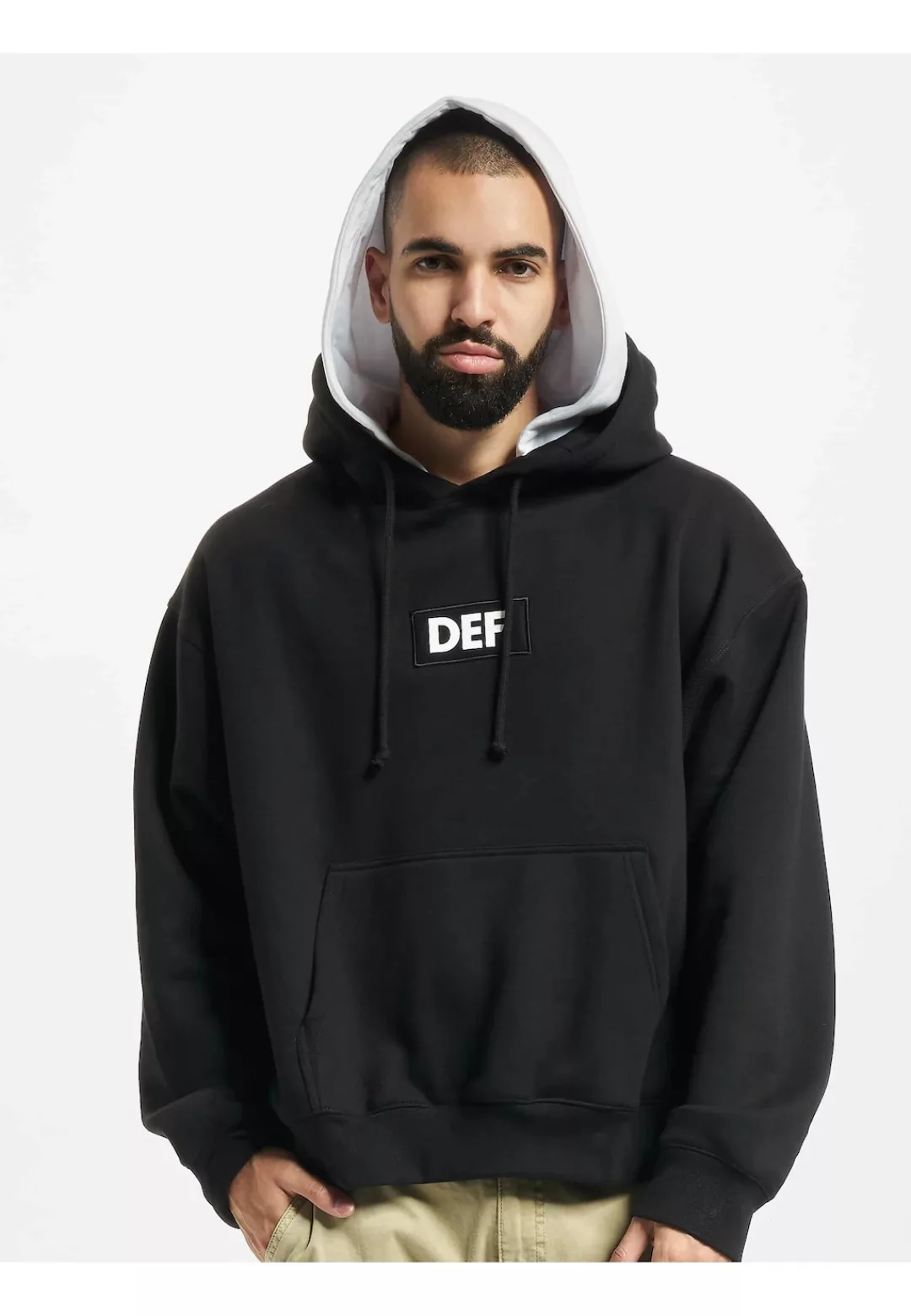 DEF Kapuzensweatshirt "DEF Herren Double Hoody" günstig online kaufen