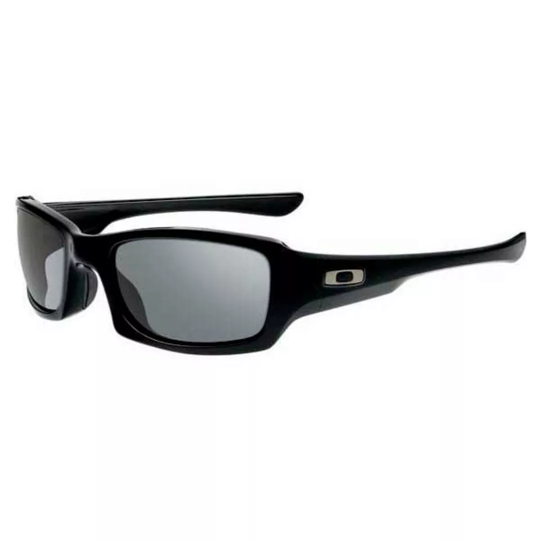 Oakley Fives Quadratische Sonnenbrille Grey/CAT3 Polished Black günstig online kaufen