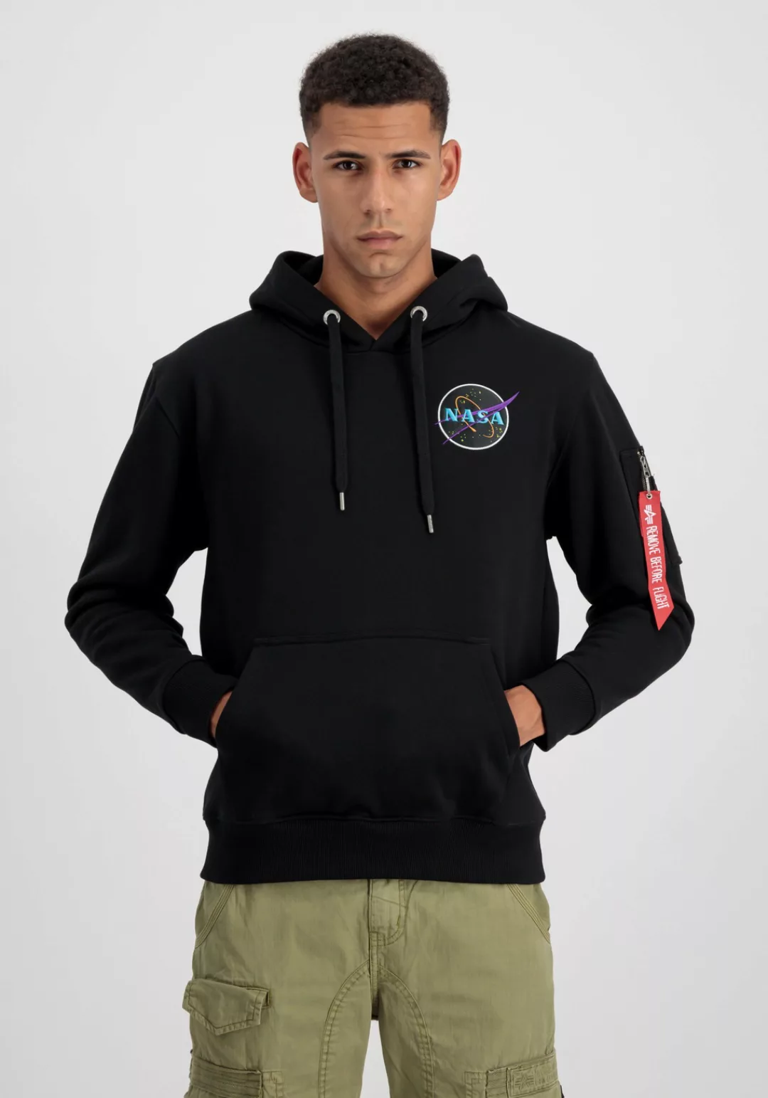 Alpha Industries Hoodie "Alpha Industries Men - Hoodies Dark Side Hoodie" günstig online kaufen