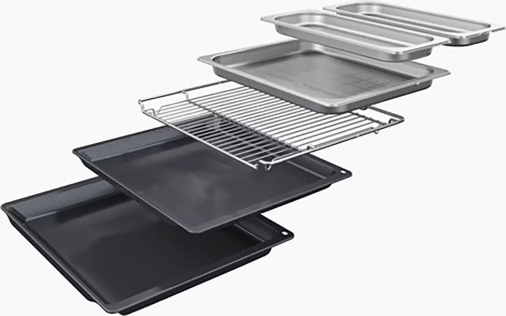 BOSCH Dampfbackofen Serie 8 »HSG7584B1«, mit Teleskopauszug nachrüstbar, ec günstig online kaufen