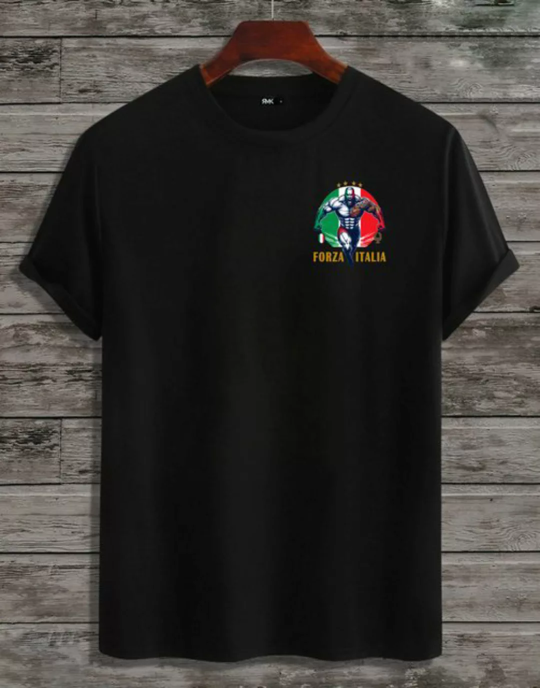 RMK T-Shirt Herren Shirt Fan Trikot Fußball Italien Italy Italia EM 2024 au günstig online kaufen