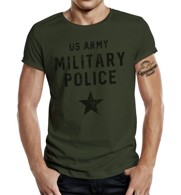 GASOLINE BANDIT® T-Shirt für US Army Fans: Military Police günstig online kaufen