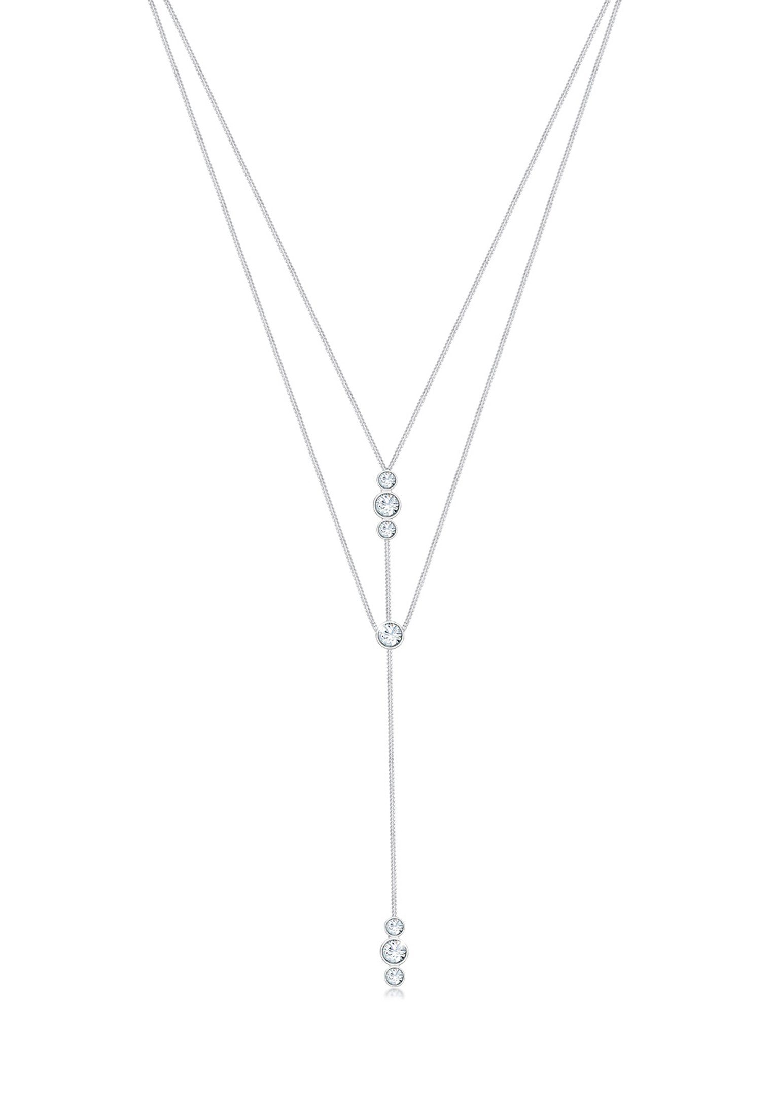 Elli Gliederkette Y-Kette Layer 925 Silber, günstig online kaufen