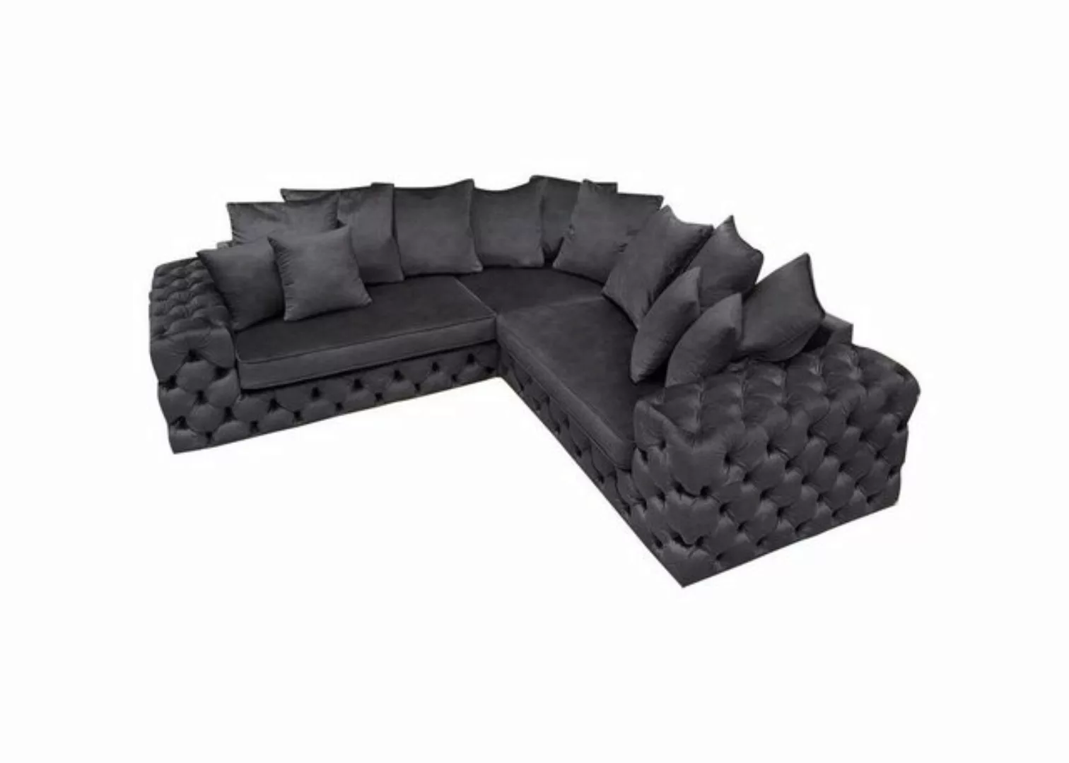 Xlmoebel Ecksofa Ecksofa Wohnlandschaft in L-Form gepolstert Textil Design, günstig online kaufen