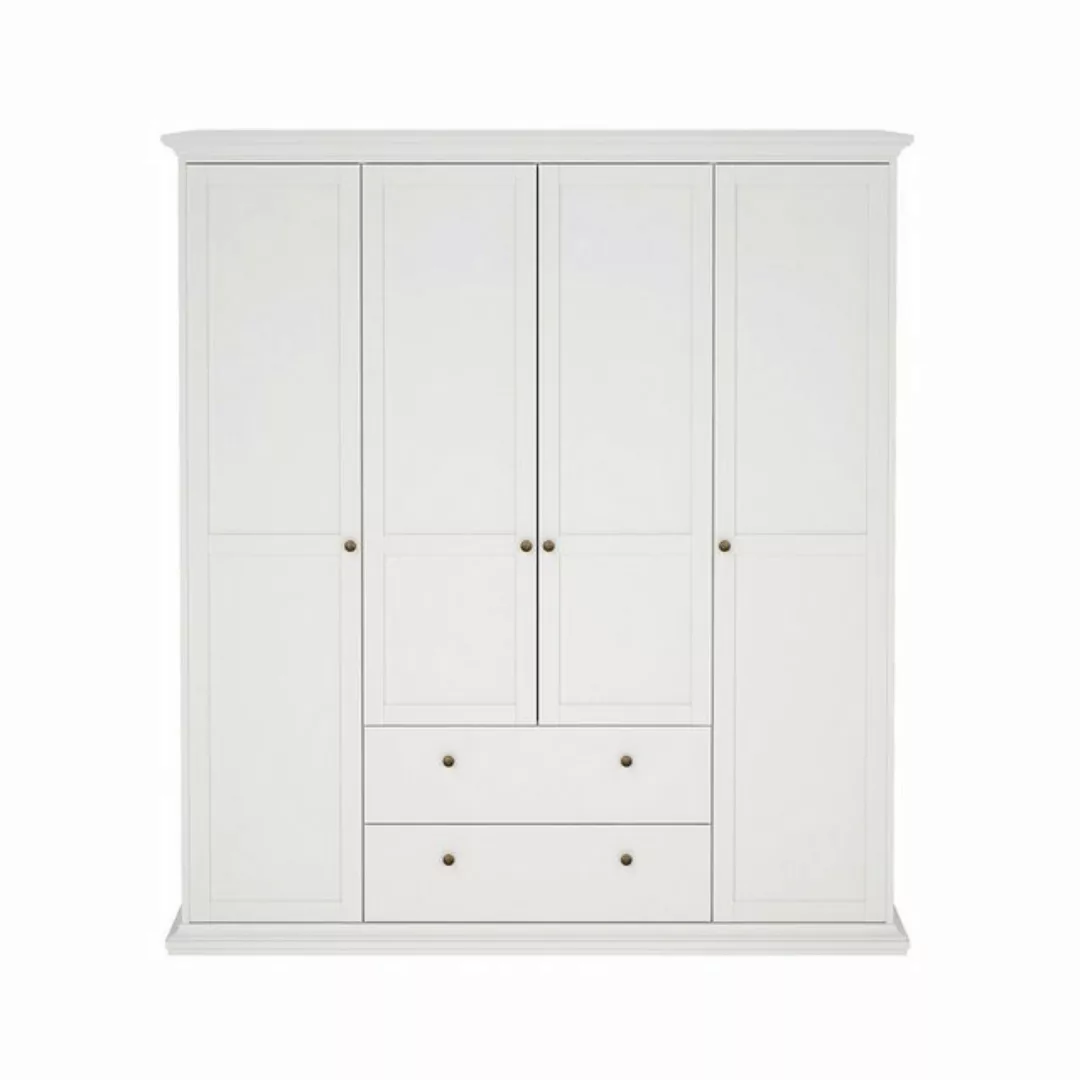 ebuy24 Kleiderschrank Venedig Kleiderschrank 4-Trg. mit 2 Schubladen Bre günstig online kaufen