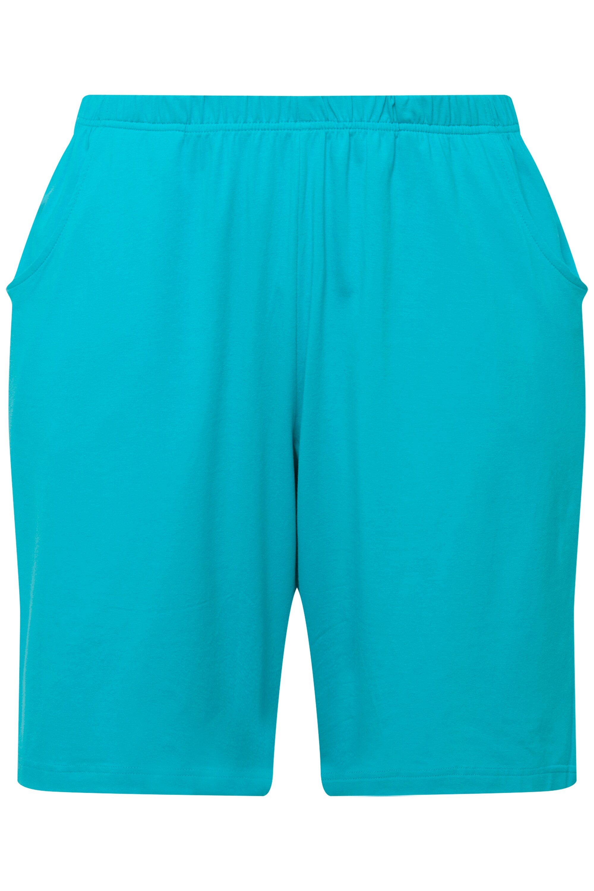 Ulla Popken Bermudas Jerseyshorts Taschen Elastikbund günstig online kaufen