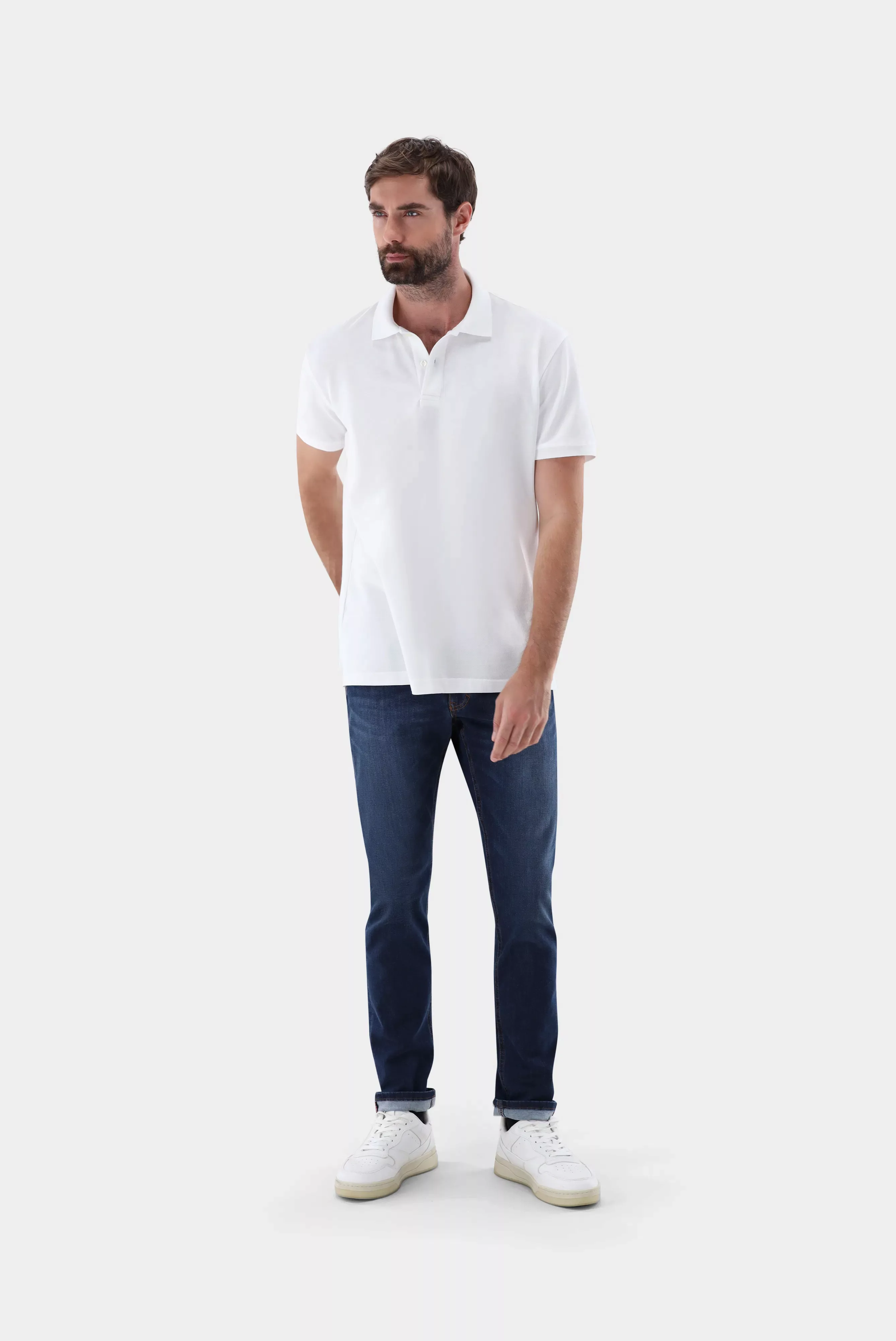 Basic Piqué Poloshirt günstig online kaufen