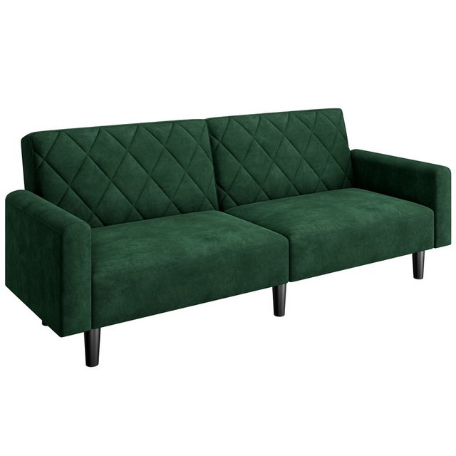 Yaheetech Schlafsofa 2 Sitzer Sofa mit Schlaffunktion, 140,5 × 94 cm Liegef günstig online kaufen