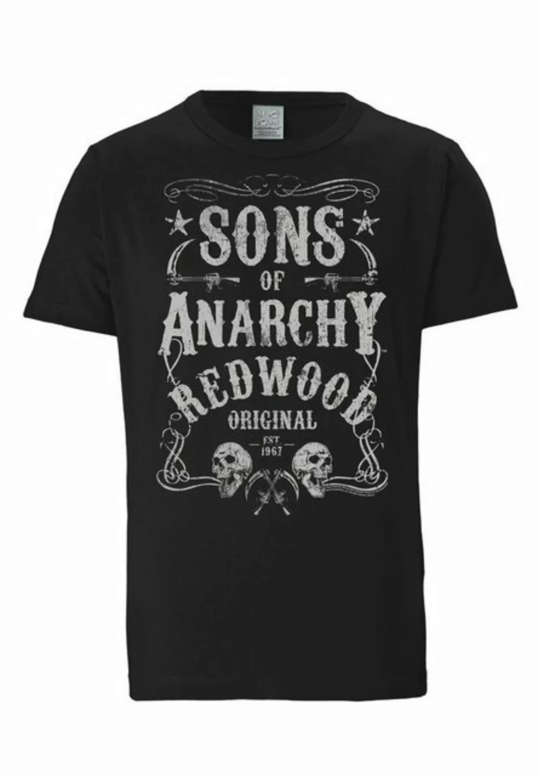 LOGOSHIRT T-Shirt Sons of Anarchy Redwood Original mit Sons of Anarchy-Prin günstig online kaufen