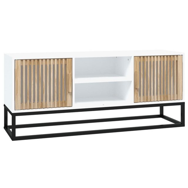 vidaXL TV-Schrank TV-Schrank Weiß 105x30x45 cm Spanplatte und Eisen günstig online kaufen