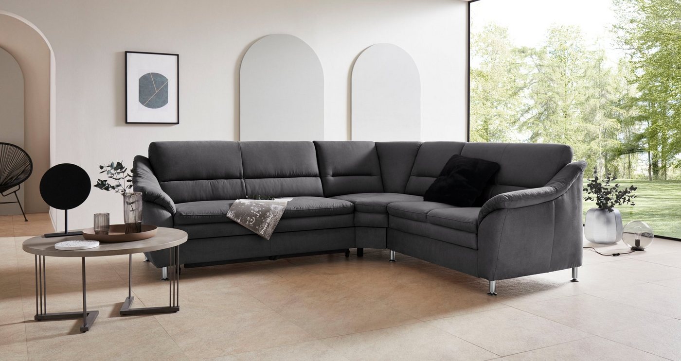 Places of Style Ecksofa Cardoso L-Form, mit Trapezecke für mehr Sitzkomfort günstig online kaufen