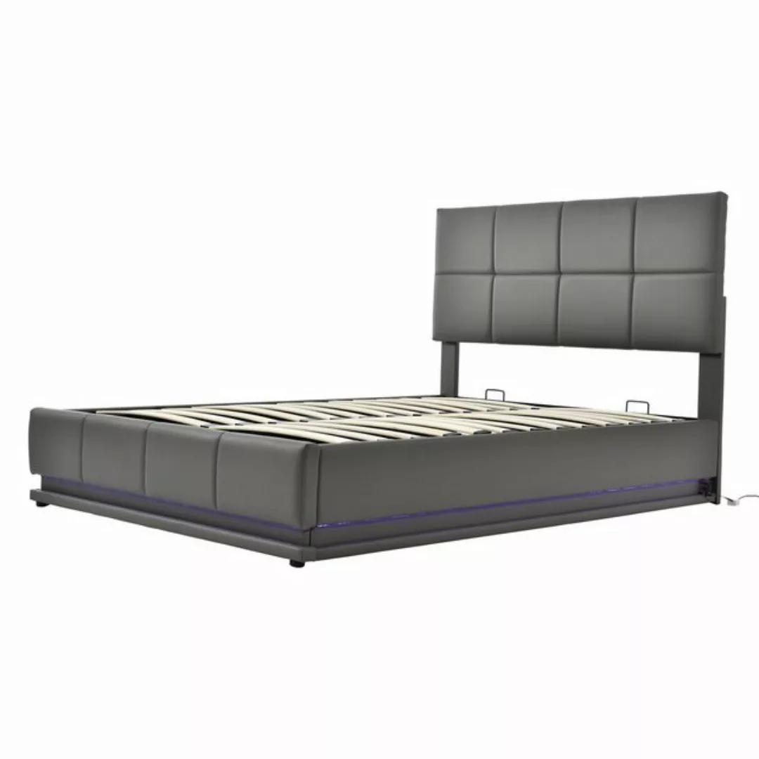 REDOM Polsterbett Doppelbett Bett Funktionsbett Hydraulisch ohne Matratze ( günstig online kaufen