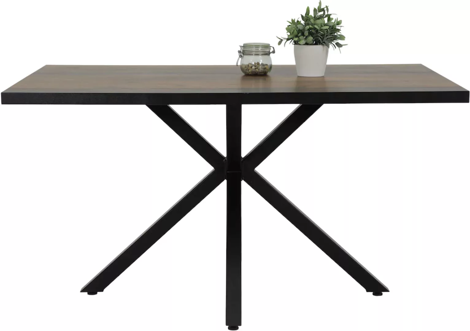 HELA Essgruppe »SPREE«, (4 tlg.), Esstisch 140x90 cm mit Dickkante, Microfa günstig online kaufen