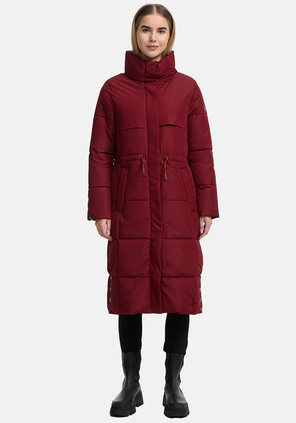 Navahoo Wintermantel "Der Wahnsinn 14", Damen Steppmantel mit Taillenzugban günstig online kaufen