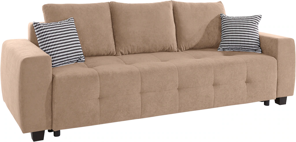 COLLECTION AB Schlafsofa "Bella", mit Bettfunktion und Bettkasten, inkl. lo günstig online kaufen