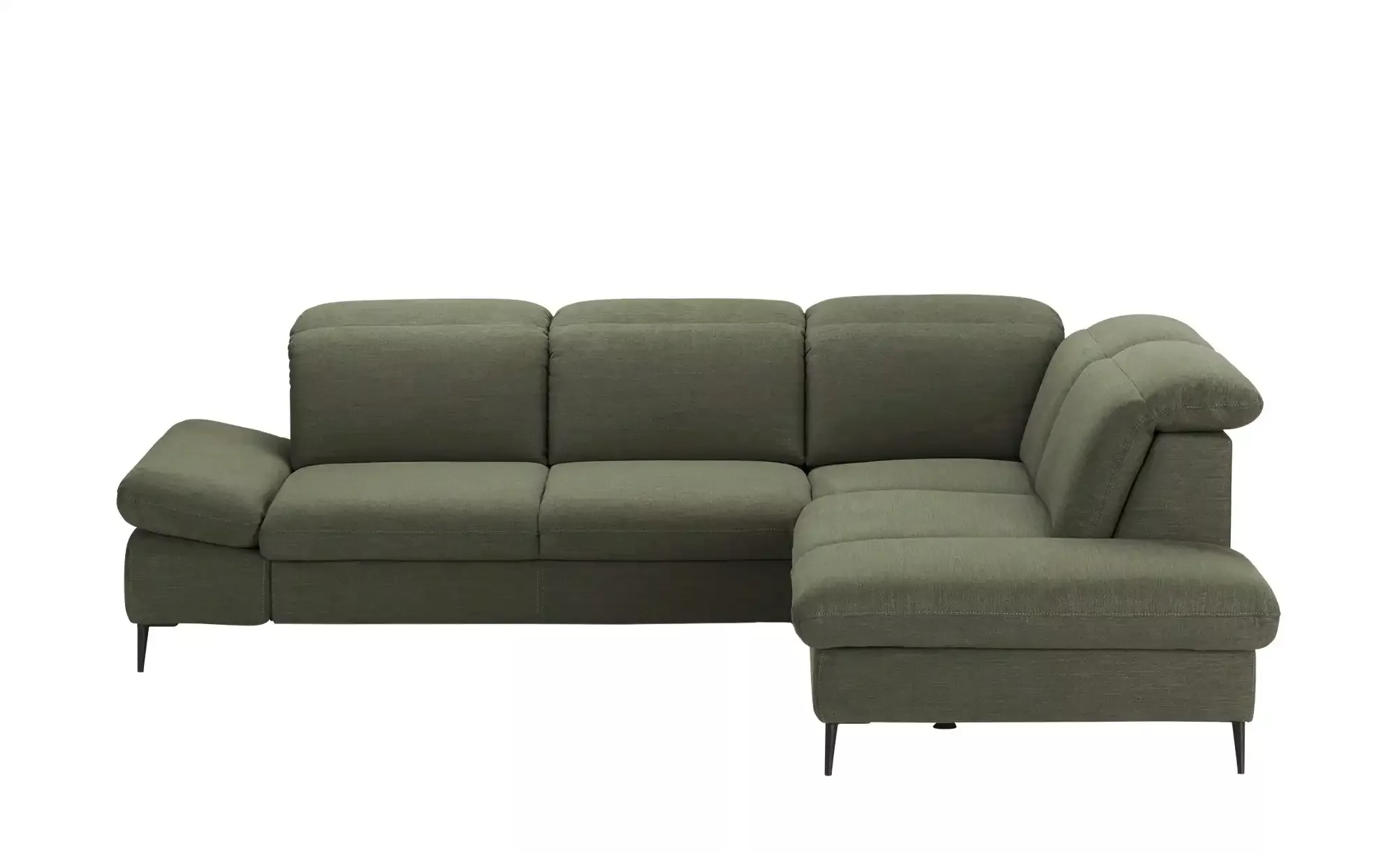 uno Ecksofa  Serra ¦ grün ¦ Maße (cm): B: 268 H: 81 T: 215 Polstermöbel > S günstig online kaufen