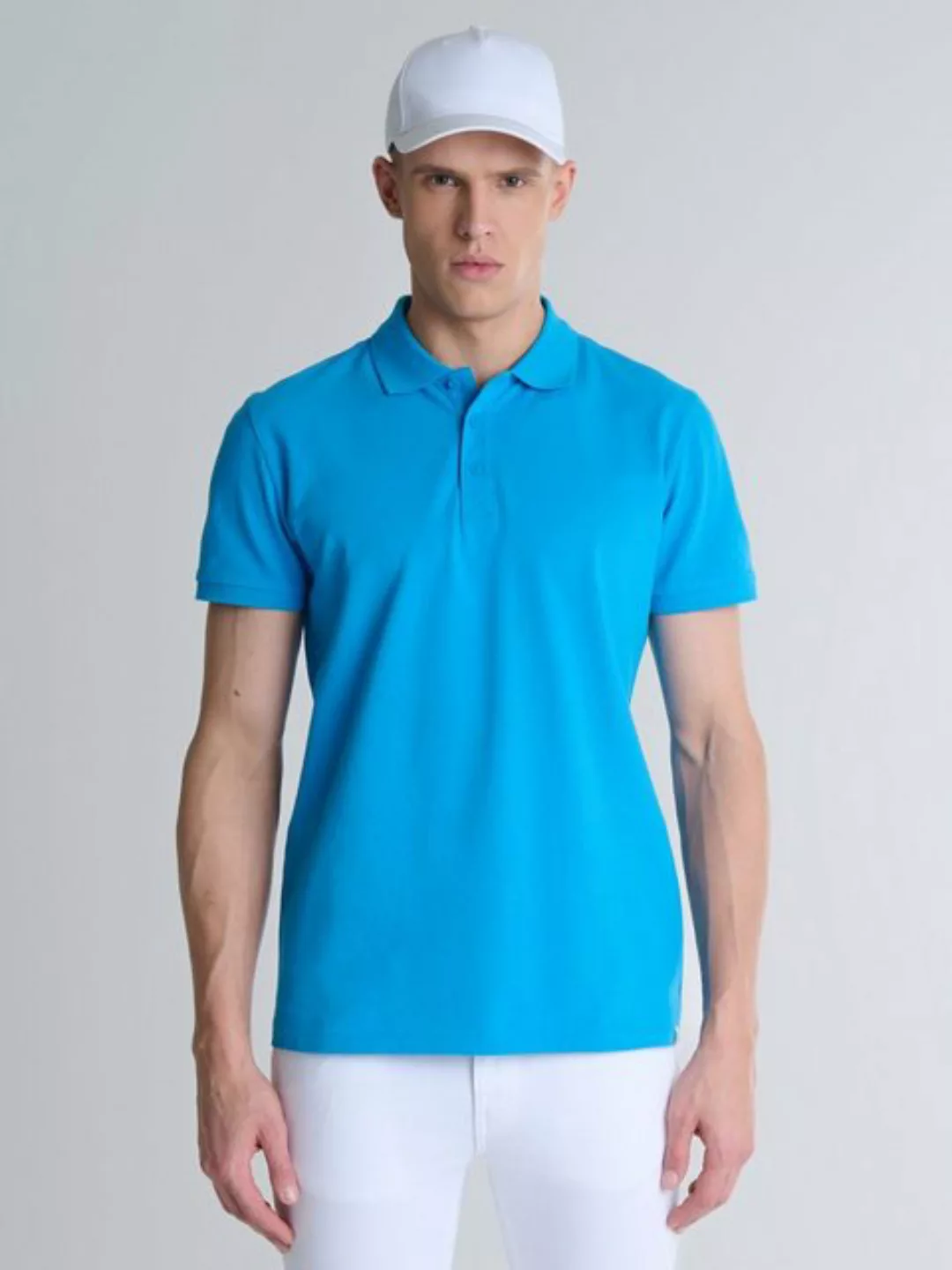 BIG STAR Poloshirt MARKOLINOS blau günstig online kaufen