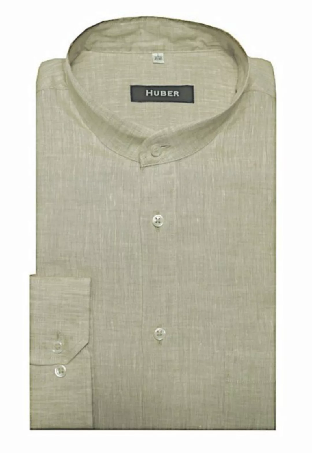 Huber Hemden Leinenhemd HU-0460 Stehkragen 100% Leinen-feiner Stoff Regular günstig online kaufen