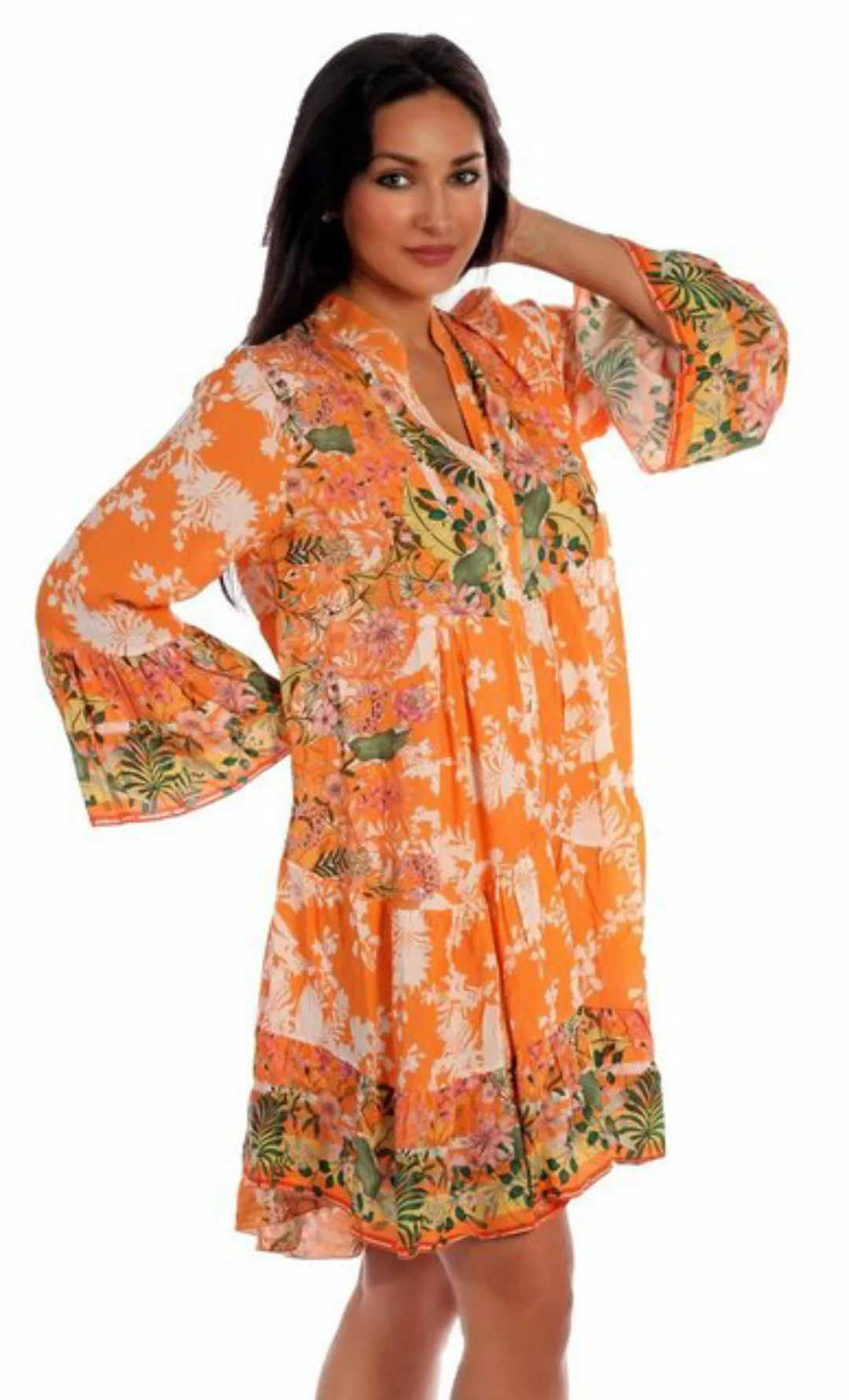 Charis Moda Sommerkleid "MaiLin" Tunikakleid mit besonderem Druckdesign günstig online kaufen