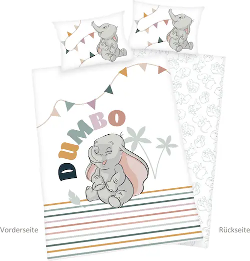 Disney Babybettwäsche »Disney´s Dumbo«, mit liebevollem Motiv günstig online kaufen