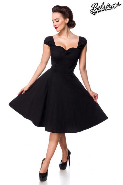 BELSIRA Sommerkleid Retro Kleid Cherry mit Kirschen Cocktailkleid Rockabill günstig online kaufen