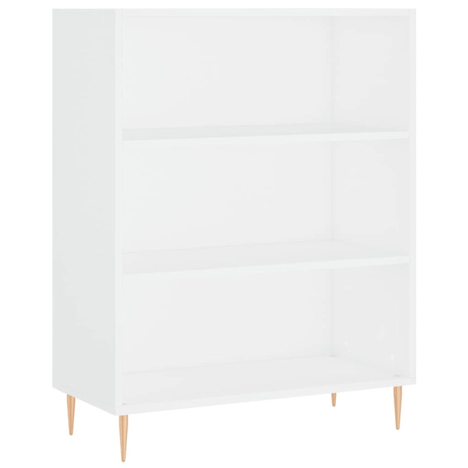 vidaXL Bücherregal Weiß 69,5x32,5x90 cm Holzwerkstoff günstig online kaufen