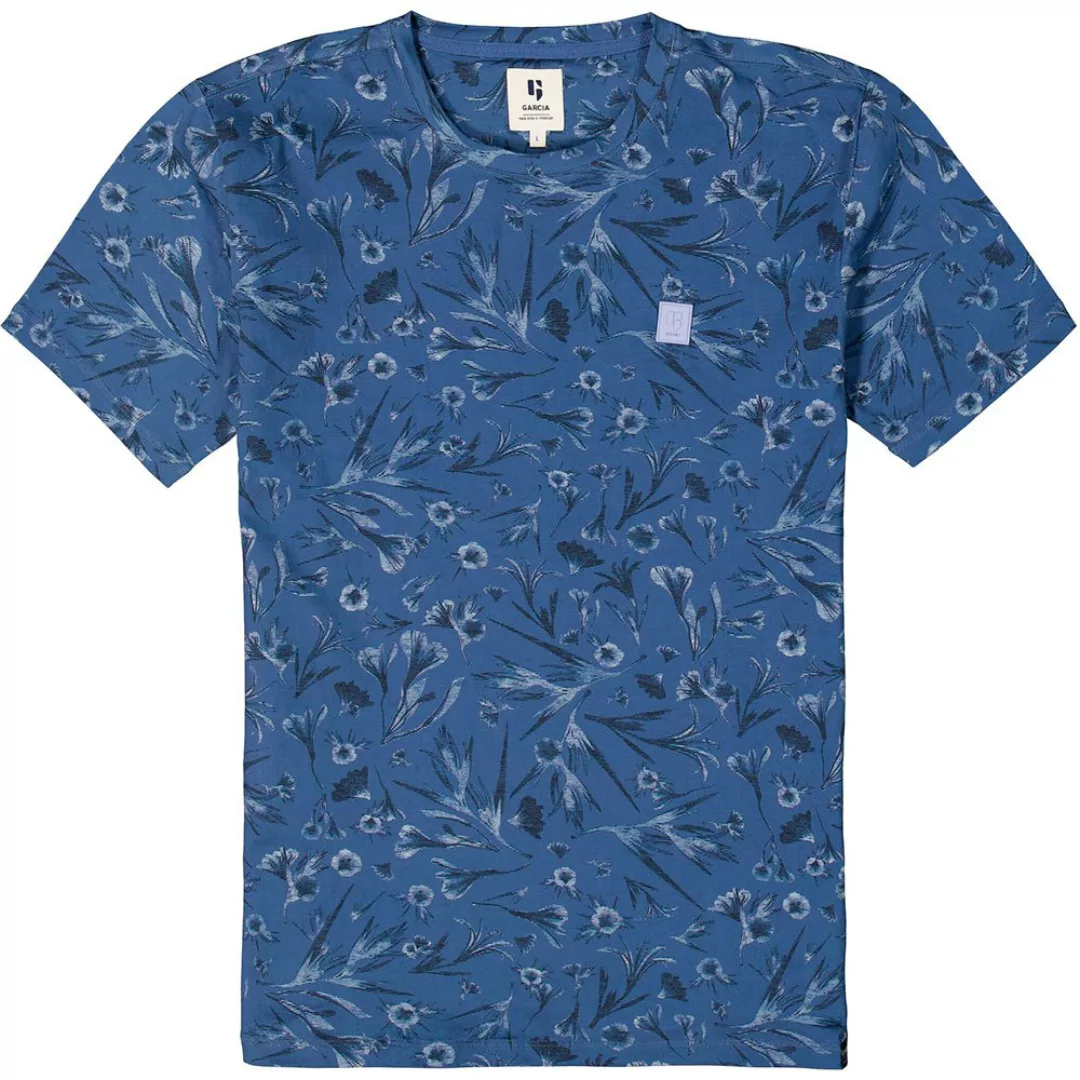 Garcia Kurzärmeliges T-shirt 2XL Imperial Blue günstig online kaufen