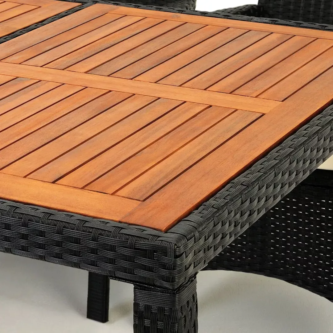 Casaria Garten-Essgruppe Palermo, (9-tlg), 8 Personen günstig online kaufen
