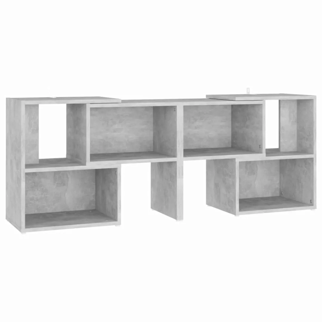 Tv-schrank Betongrau 104x30x52 Cm Spanplatte günstig online kaufen