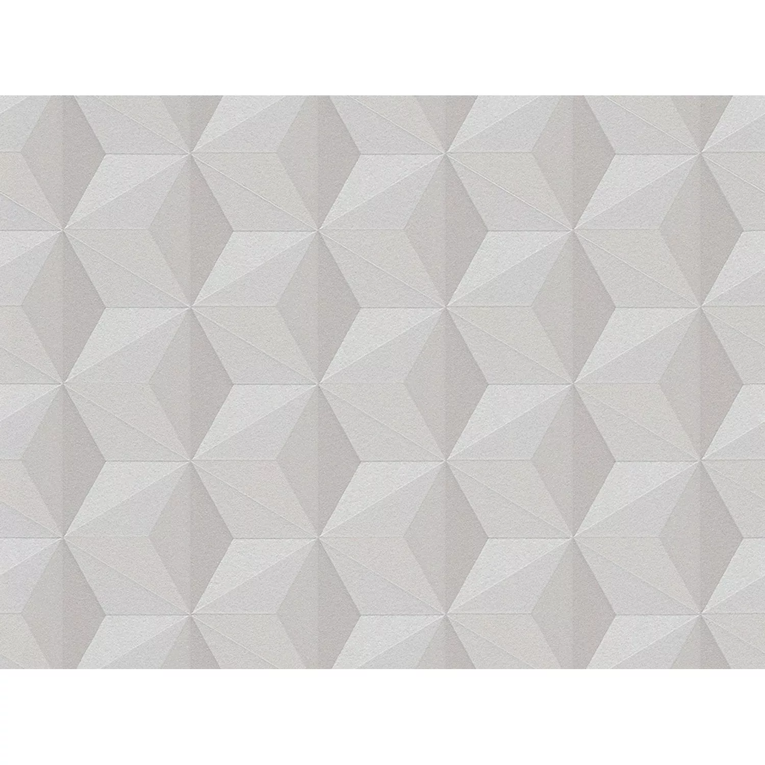 Bricoflor 3D Tapete Hellgrau Würfel Vliestapete Modern für Büro und Wohnzim günstig online kaufen
