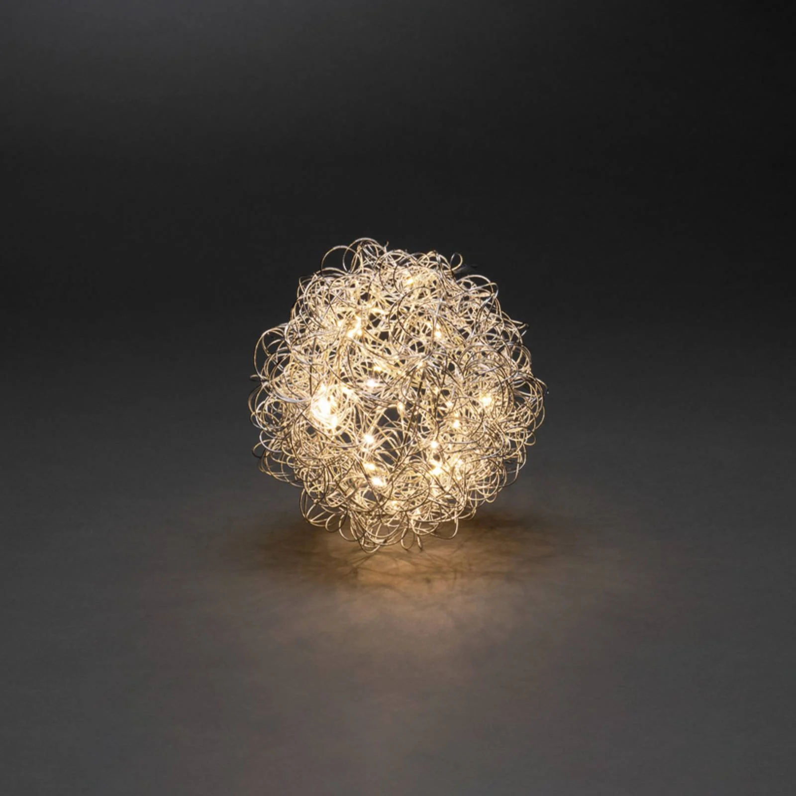 LED-Dekoleuchte Drahtball, Ø 20cm, 40 LEDs günstig online kaufen